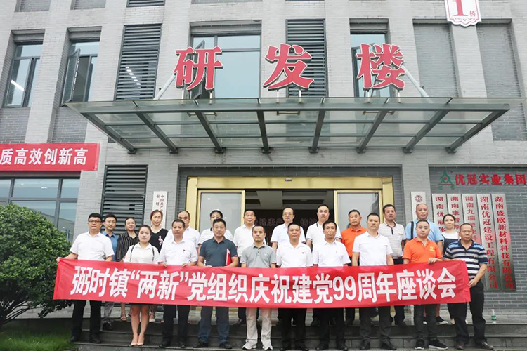 弼时镇“两新”党组织庆祝建党99周年进企业活动